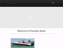 Tablet Screenshot of poseidon2boats.com